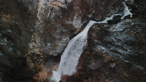 The-beautiful-Albanian-waterfall-skakavica-from-above-with-a-drone