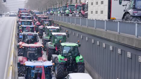 Flemish-farmers-protesting-against-forced-shrinking-of-livestock-and-measurements-to-cut-down-CO2-nitrogen-emissions---Brussels,-Belgium