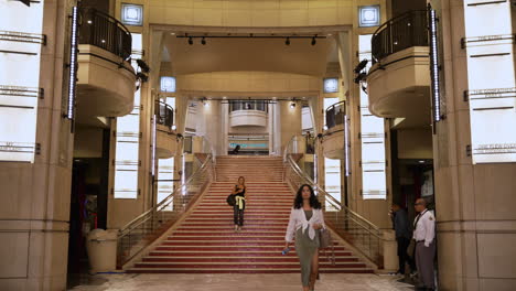 La-Escalera-Del-Teatro-Dolby-En-El-Bulevar-De-Hollywood