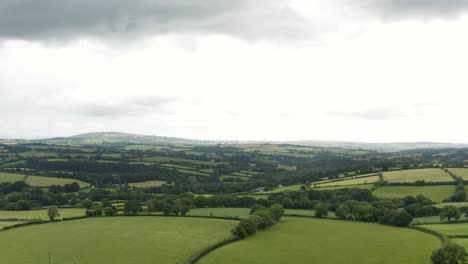 Atemberaubende-Landschaft-Mit-Immergrünen-Feldern-Und-üppigen-Bäumen-Im-Dartmoor-Nationalpark-Im-Devon-County,-England