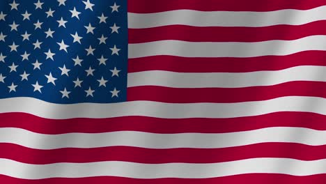 Animation-Der-Flagge-Der-Vereinigten-Staaten,-Die-Im-Wind-Weht