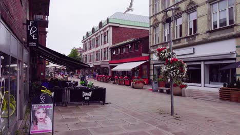 Central-Fredrikstad-in-Norway-in-the-summer