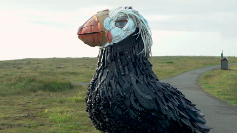 A-tufted-puffin-made-entirely-out-of-trash-found-at-the-beach-and-in-the-ocean