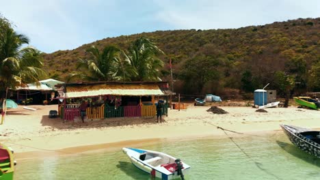 Drone-operator-view-from-an-amazing-beach-destination-Mayreau-in-the-Caribbean