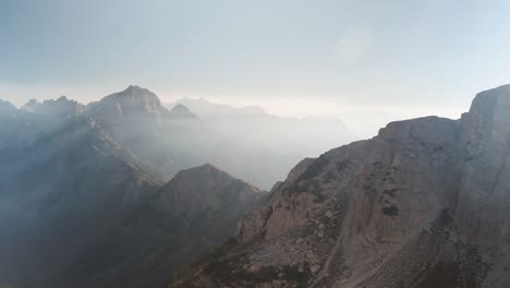 Panoramablick-Auf-Die-Albanischen-Alpen-Vom-Gipfel-Eines-Berges-In-Europa