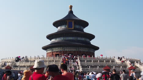 Templo-Del-Cielo,-Beijing,-China,-Cámara-Lenta,-Cámara-Fija,-59-Segundos