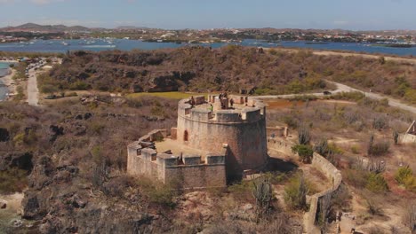 Un-Hito-Histórico-Al-Este-De-La-Ciudad-De-Willemstad-En-La-Isla-Caribeña-De-Curacao-Se-Encuentra-Fort-Beekenburg