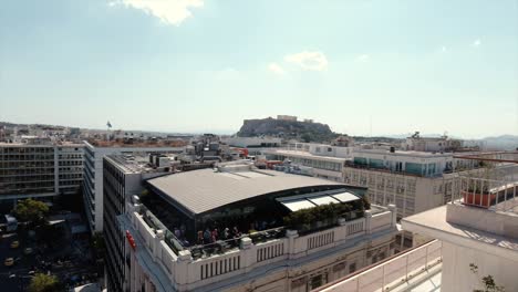 View-of-Acropolis-in-Athens,-Greece