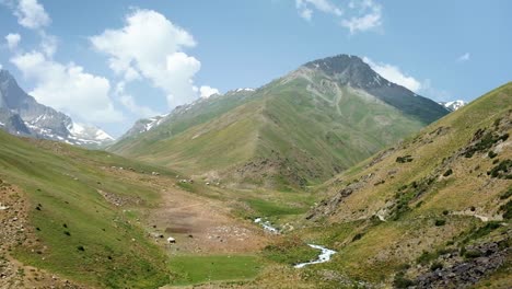 Hermosos-Paisajes-Interminables-En-Kirguistán,-Asia-Central