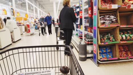 Time-lapse-of-Sainsbury's-Leven-Fife-Scotland-from-the-trolleys-viewpoint