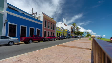 Puerto-Rico,-Zeitraffer-Auf-Der-Straße-Von-San-Juan