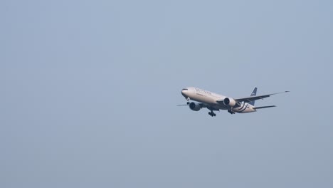 Aeroflot-Vq-bqg-Acercándose-Antes-De-Aterrizar-En-El-Aeropuerto-De-Suvarnabhumi-En-Bangkok-En-Tailandia
