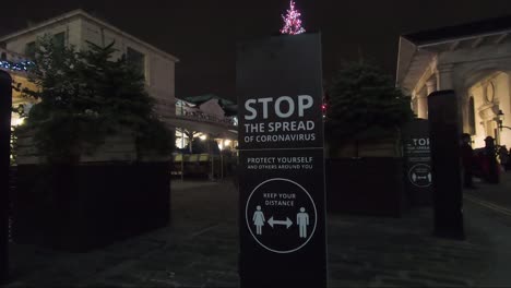 Stop-The-Spread-Of-Coronavirus-Sign-In-Covent-Garden