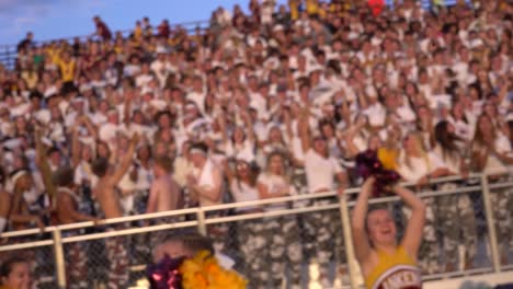 Cheering-crowd-and-cheerleaders-celebrate-a-football-touchdown