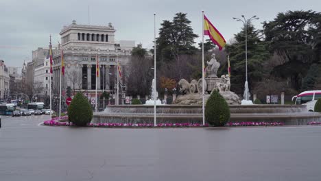 Cibeles-Platz-In-Madrid,-Spanien