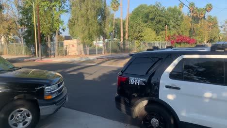 lapd-police-vehicles-on-street