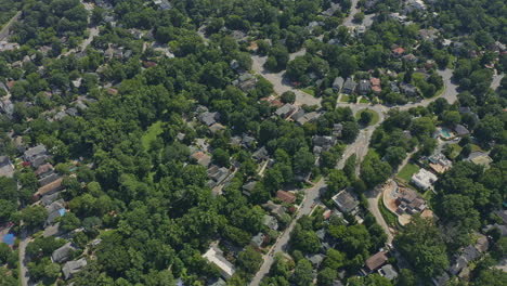 Atlanta-Georgia-Luftaufnahme-V615-Aus-Der-Vogelperspektive-Des-Viertels-Ansley-Park-–-Juli-2020