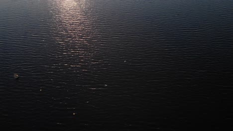 Reflexion-Des-Sonnenlichts-Auf-Ruhigen-Gewässern-Des-Briesle-Meers-In-Südholland