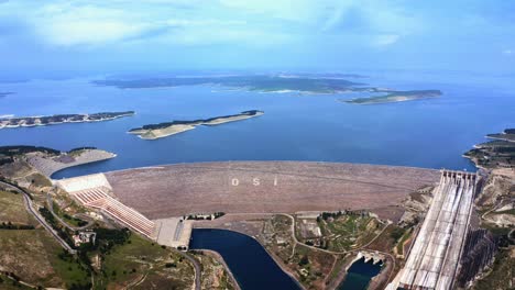 Aerial-view-of-Ataturk-dam.-Urfa-Turkey.-4K