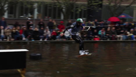 A-very-skilled-Wakeboarder-doing-tricks-at-a-Wakeboard-Contest