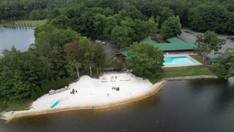 Fresh-water-beach-at-linville-land-harbor-community