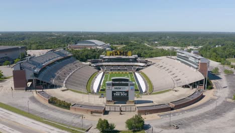 Vista-Aérea-Del-Estadio-Mizzou,-Campo-Faurot