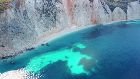 Playa-Fteri,-Isla-Cefalonia,-Grecia