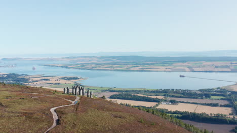 Fyrish-Monument-overlooking-the-Cromarty-Firth,-Scotland