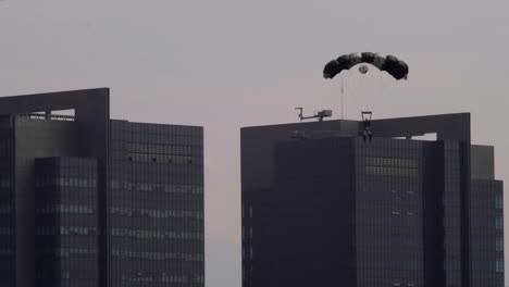 Base-jumpers-jumping-from-Menara-tower-in-Kuala-Lumpur