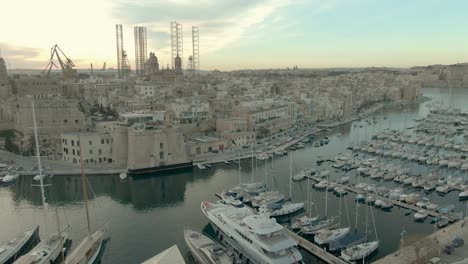 Aerial-shot-over-Marina-and-old-city-5