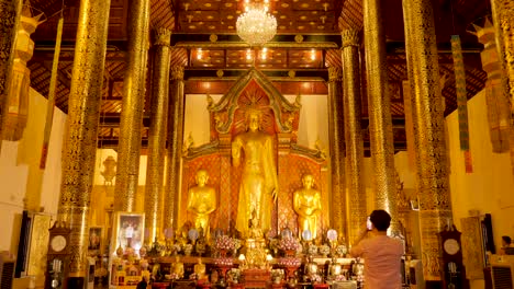 4K-Tempelaufnahmen---Video-In-Chiangmai,-Thailand