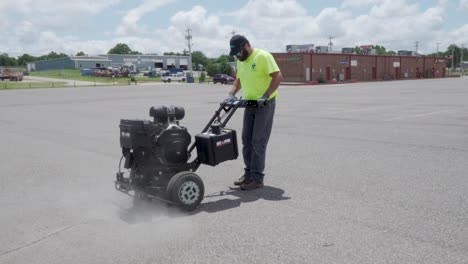 Pavement-Crack-Router-in-Action