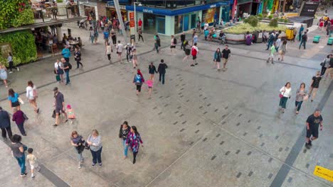 Brisbane-Queen-Street-Mall-Intersección-4k-Timelapse-2018