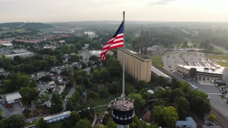 Aerial-drone-view-of-Hershey-Chocolate-Company-world-headquarters