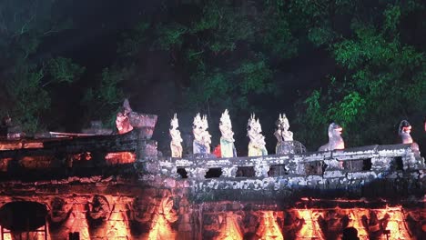 Cultural-Performance-Concert-at-Angkor-Wat---Apsara-Dancers-Arrive-on-Stage