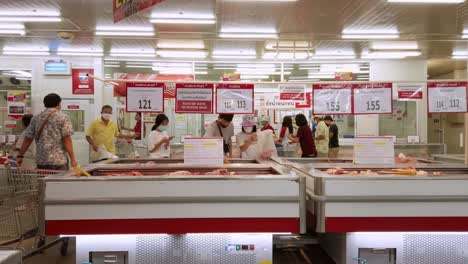 People-are-shopping-for-groceries-in-supermarkets-after-the-Thai-government-announced-the-closure-of-Bangkok-to-solve-the-problem-of-the-COVID-19