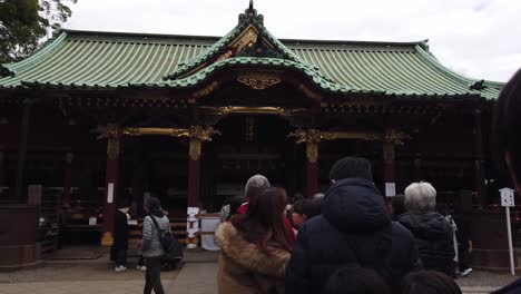 January1,2020:Tokyo,Japan:People-visit-japanese-shrine-temple-on-the-new-year-day-for-praying-and-make-a-wish