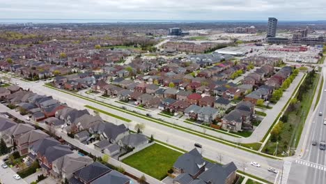 View-of-Oakville-homes-next-to-a-shopping-center