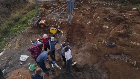 People-drilling-borehole