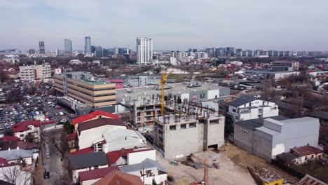 Aerial-View-Of-Construction-Apartment-Building