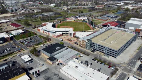 Western-Kentucky-University-In-Bowling-Green,-Kentucky,-Luftdrohne