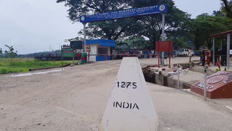 india-bangladesh-border-at-day-from-flat-angle-video-is-take-at-dwaki-meghalaya-india-on-Mar-02-2023