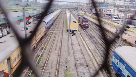 La-Estación-De-Tren-India-Desde-Un-ángulo-único-En-El-Día-Se-Toma-En-La-Estación-De-Patna-Bihar-India-El-02-De-Marzo-De-2023