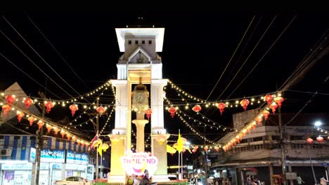 Closeup-of-a-clock-tower-in-Betong-Thailand