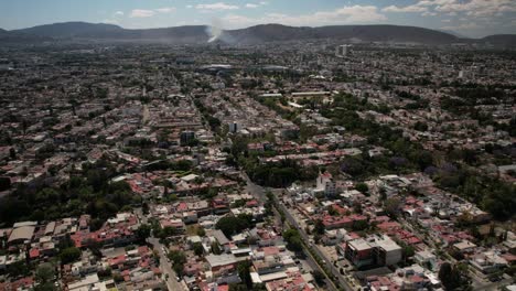 Luftaufnahme-Von-Guadalajara,-Jalisco-Im-Zeitraffer