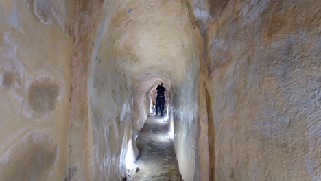 Tunnel-hideout-of-Thai-people-during-world-war-2