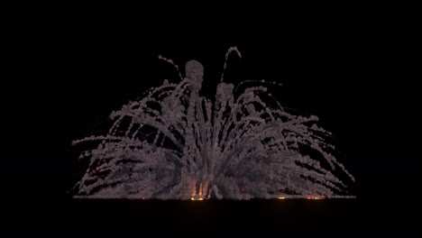 4K-Meteoritenexplosionseinschlag-–-Fliegen-Am-Himmel,-Meteoritenstürze,-Alphakanal,-VFX-Element