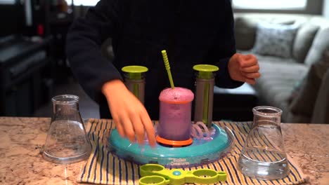 Kids-Science-Lab:-Bubbly-Experiment-For-Kids-With-A-Mystery-Toy-Reveal