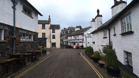 Busy-Cumbrian-town-of-Hawkshead