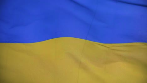 Die-Aufnahme-Einer-Im-Wind-Flatternden-Ukrainischen-Flagge